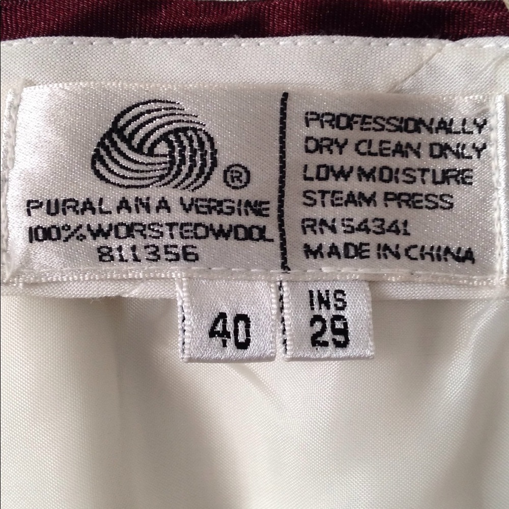 FINAL MARKDOWN Men's NWT Louis Raphael Wool Slacks (40x29) - Picture 4 of 8
